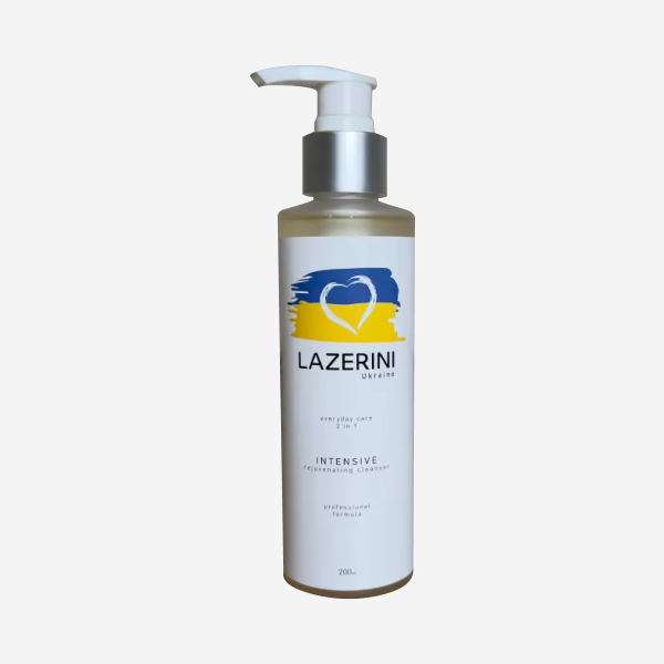 Інтенсивний омолоджуючий гель для вмивання 200 мл LAZERINI COSMETICS